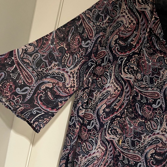 Laura plus lined blouse, long sleeves with elasticated sleeves - Picture 3 of 6